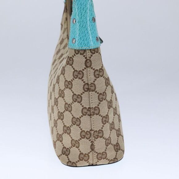 Gucci Gg Canvas Beige Canvas Shoulder Bag (Pre-Owned) - Picture 3 of 16